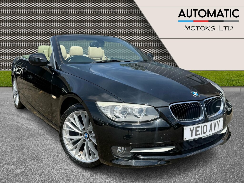 BMW 3 Series 2.0 320I Se Convertible Steptronic Euro YE10AVY Black