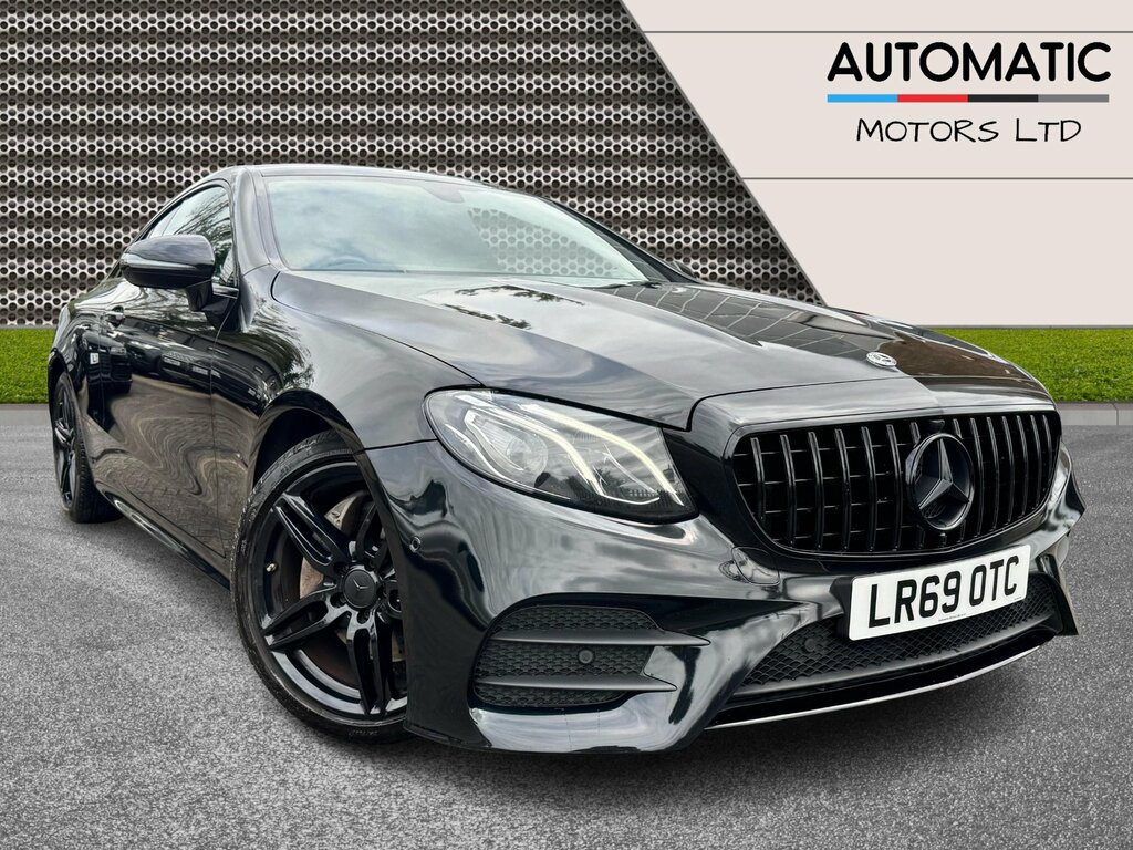 Mercedes-Benz E Class 2.0 E220d Amg Line Coupe G-tronic Euro Black