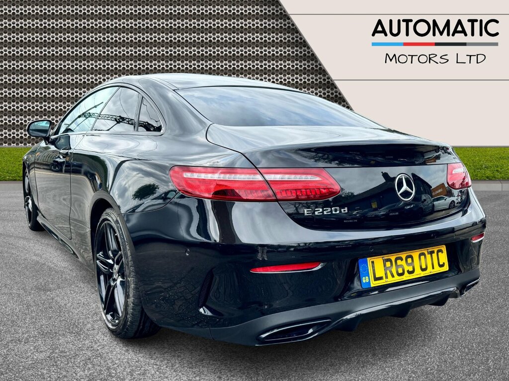 Mercedes-Benz E Class 2.0 E220d Amg Line Coupe G-tronic Euro LR69OTC Black #2