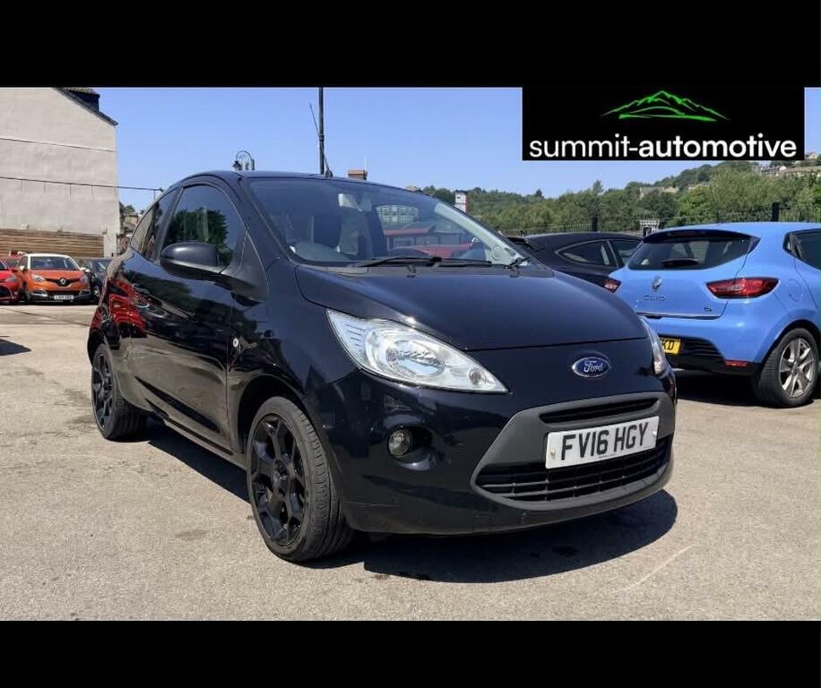 Ford KA 1.2 Zetec Black Edition Euro 6 Ss Black