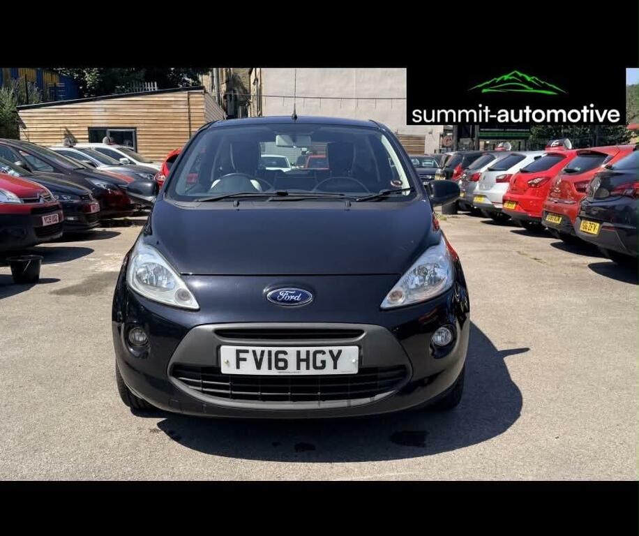 Ford KA 1.2 Zetec Black Edition Euro 6 Ss Black #2