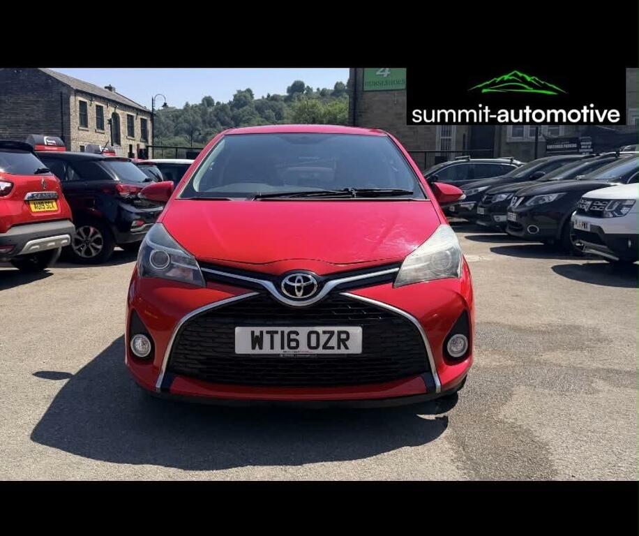 Toyota Yaris 1.33 Dual Vvt-i Design Euro 6 WT16OZR Red #3