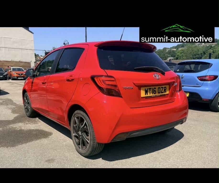 Toyota Yaris 1.33 Dual Vvt-i Design Euro 6 WT16OZR Red #5