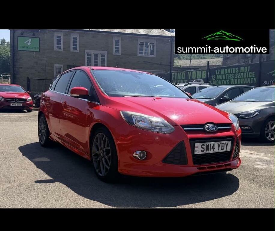 Ford Focus 1.6 Tdci Zetec S Euro 5 Ss Red