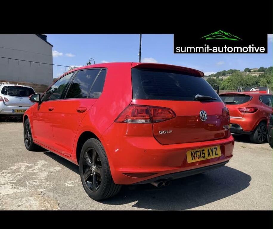 Volkswagen Golf 2.0 Tdi Bluemotion Tech Match Dsg Euro 6 Ss NG15AYZ Red #5