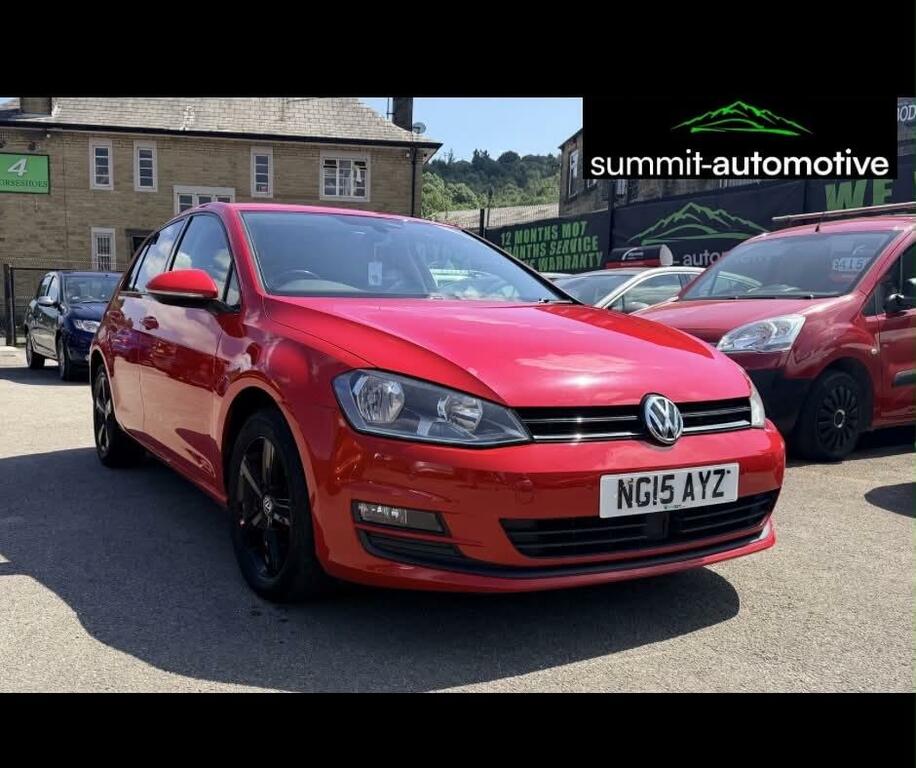 Volkswagen Golf 2.0 Tdi Bluemotion Tech Match Dsg Euro 6 Ss Red