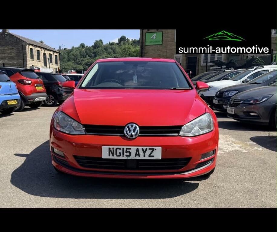 Volkswagen Golf 2.0 Tdi Bluemotion Tech Match Dsg Euro 6 Ss NG15AYZ Red #3