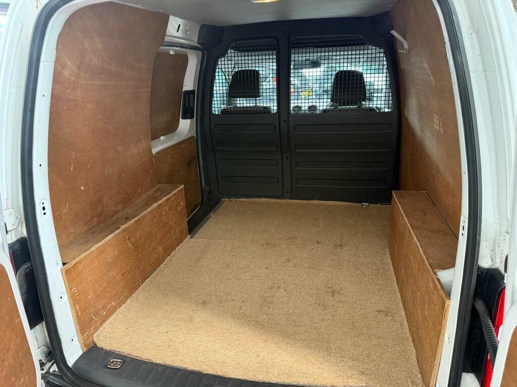 Volkswagen Caddy Panel Van White #15