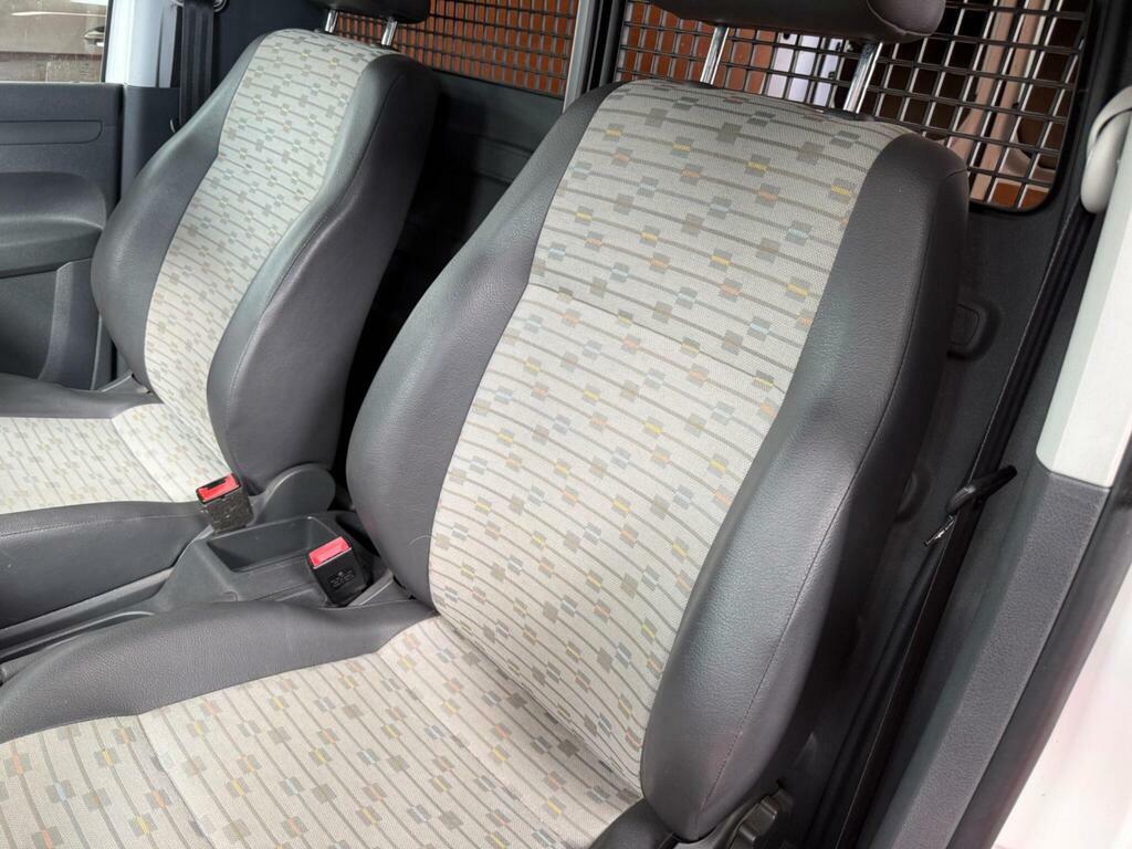 Volkswagen Caddy Panel Van White #11