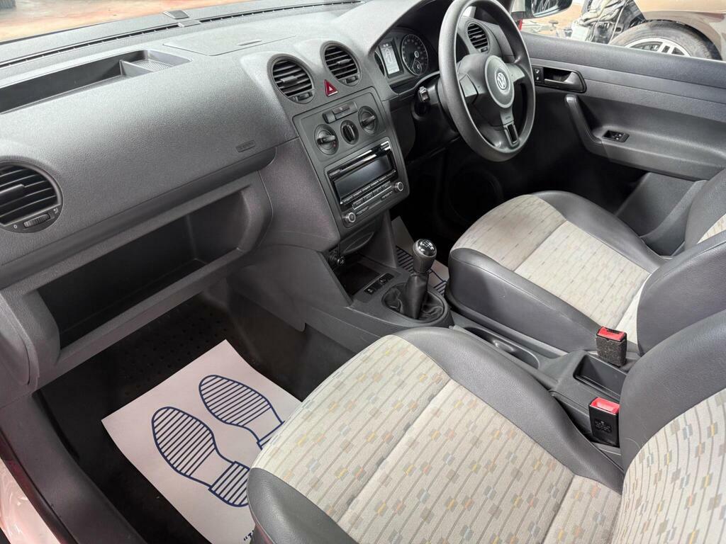 Volkswagen Caddy Panel Van White #9