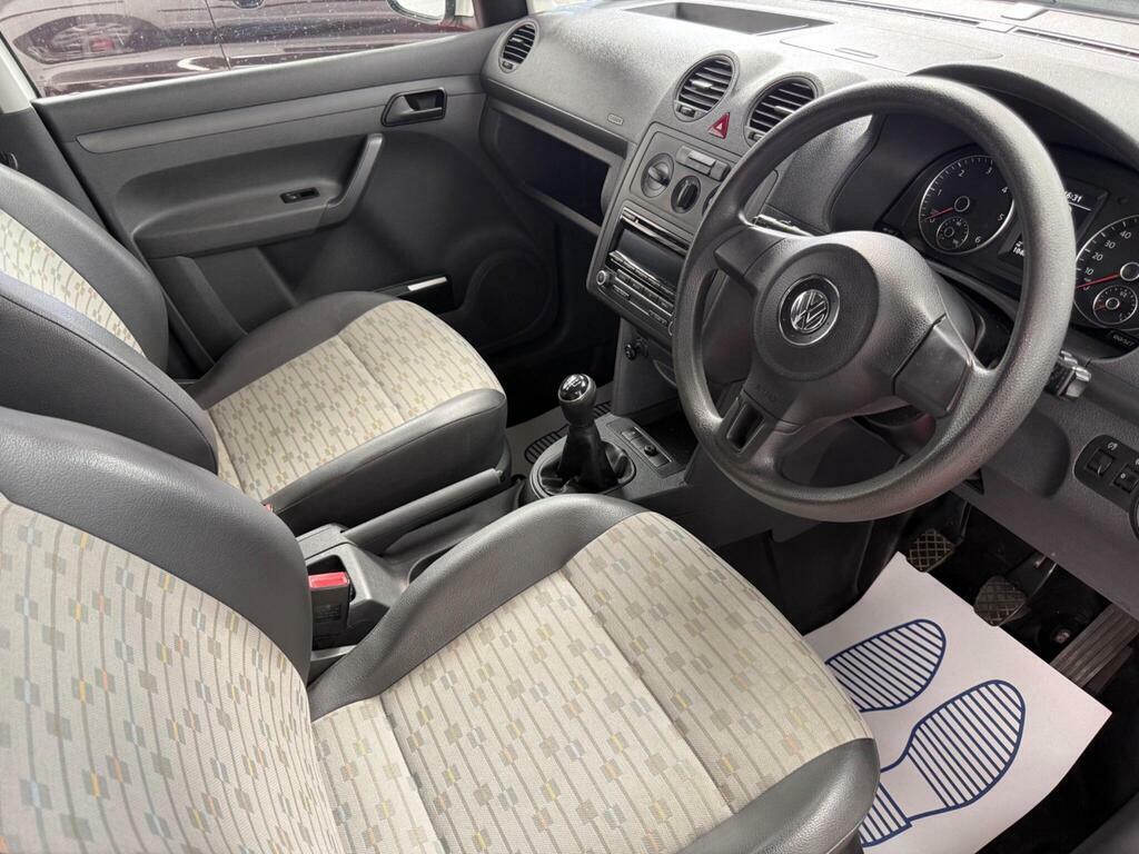 Volkswagen Caddy Panel Van White #8