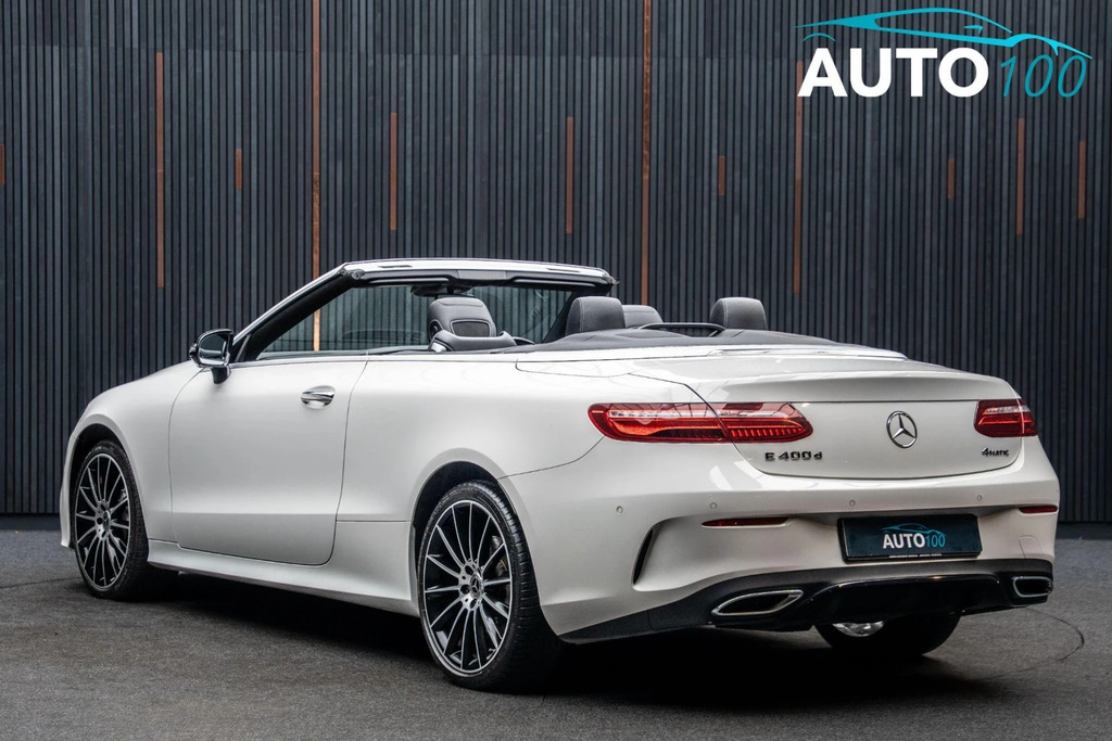 Mercedes-Benz E Class 2.9 E400d Amg Line Premium Plus Cabriolet G-tron White #3