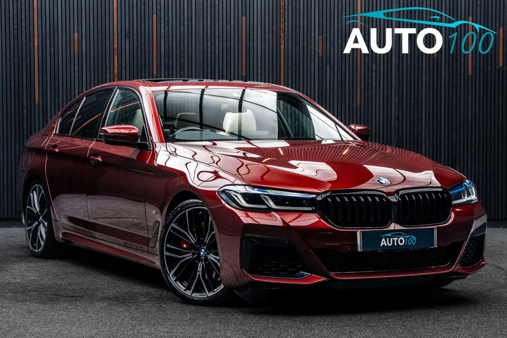 BMW 5 Series 4.4 M550i V8 Steptronic Xdrive Euro 6 Ss Red