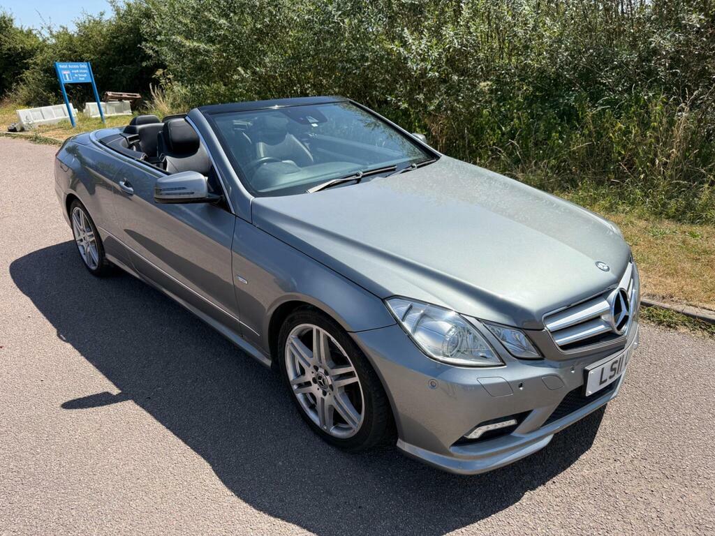 Mercedes-Benz E Class 2.1 E220 Cdi Blueefficiency Sport Cabriolet Tiptro Silver