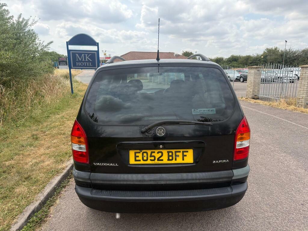 Vauxhall Zafira 1.8I 16V Elegance Mpv Black #6