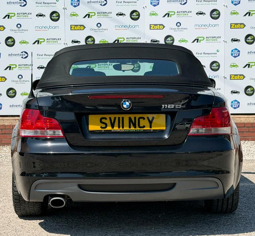 BMW 1 Series 2.0 118D M Sport Euro 5 Black #6