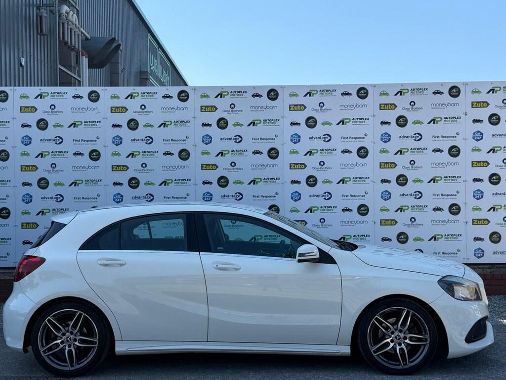Mercedes-Benz A Class Hatchback 1.5 A180d Amg Line Euro 6 Ss 201 LM67BFX White #5