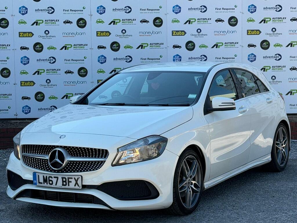 Mercedes-Benz A Class Hatchback 1.5 A180d Amg Line Euro 6 Ss 201 LM67BFX White #4