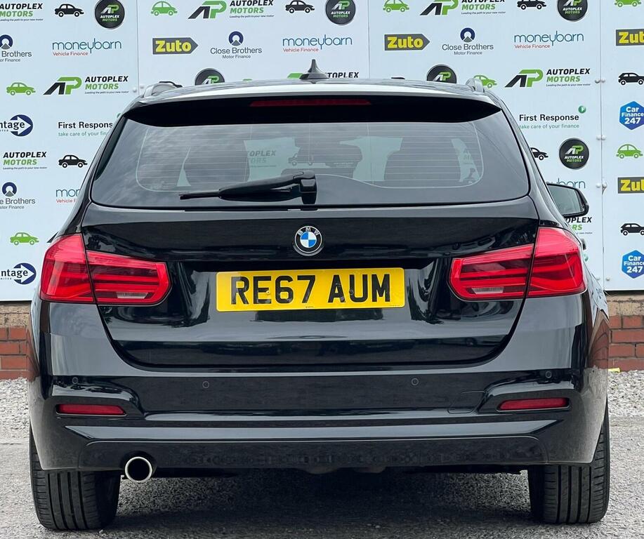 BMW 3 Series Estate 2.0 316D Se Touring Euro 6 Ss 2017 RE67AUM Black #5