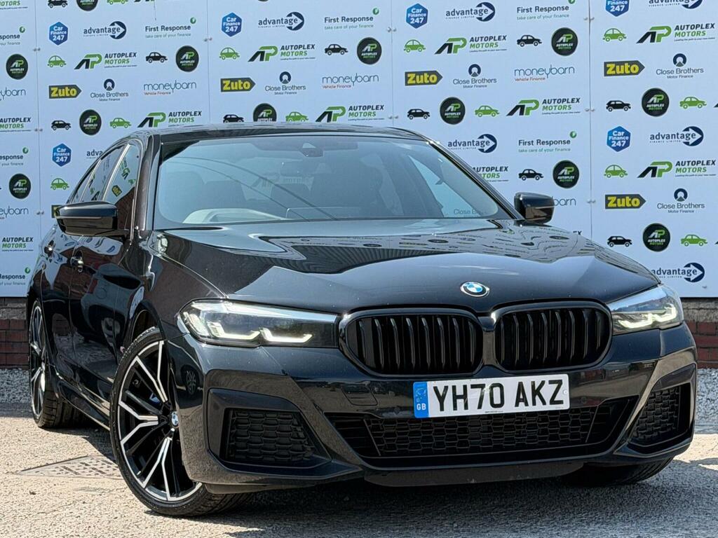 BMW 5 Series Saloon 2.0 520D Mht M Sport Steptronic Euro 6 Ss YH70AKZ Black #2