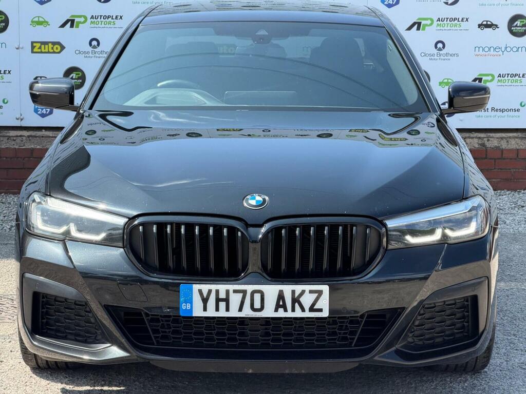 BMW 5 Series Saloon 2.0 520D Mht M Sport Steptronic Euro 6 Ss YH70AKZ Black #4
