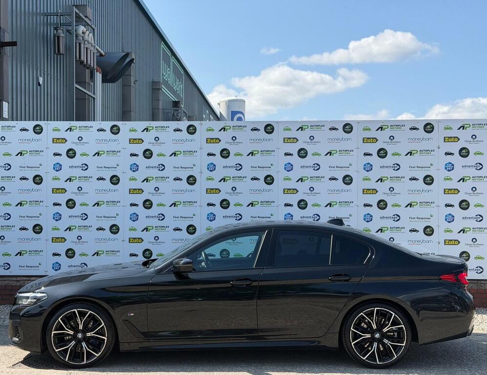 BMW 5 Series Saloon 2.0 520D Mht M Sport Steptronic Euro 6 Ss YH70AKZ Black #6