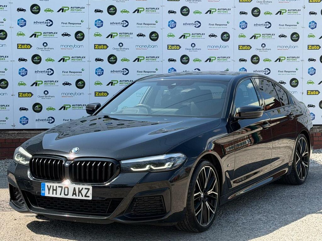 BMW 5 Series Saloon 2.0 520D Mht M Sport Steptronic Euro 6 Ss YH70AKZ Black #5