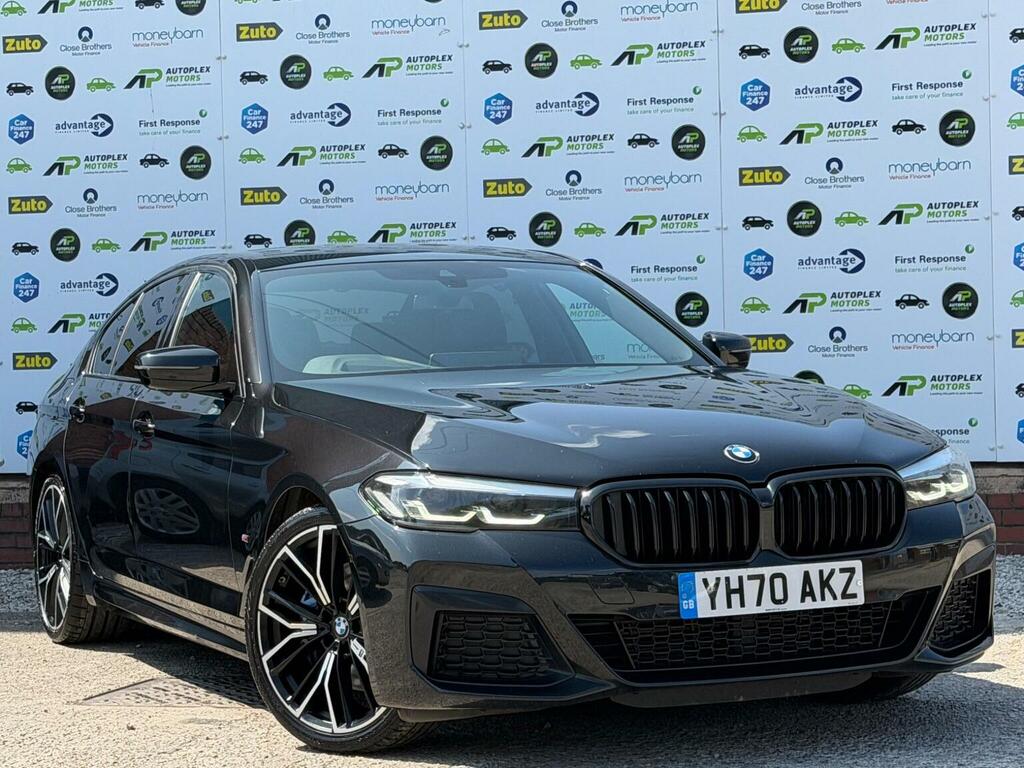 BMW 5 Series Saloon 2.0 520D Mht M Sport Steptronic Euro 6 Ss YH70AKZ Black