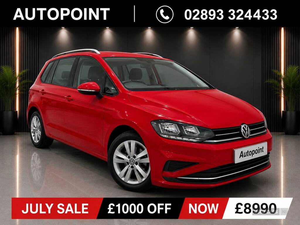 Volkswagen Golf Plus 110 Se Red
