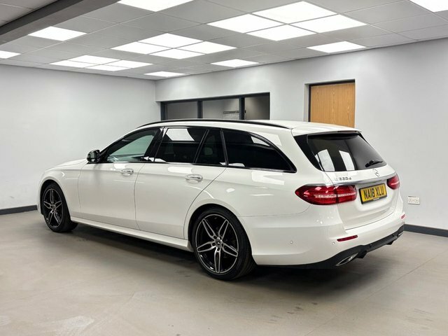 Mercedes-Benz E Class 2.0 E220d Amg Line Premium Estate G-t NA18XLU White #6