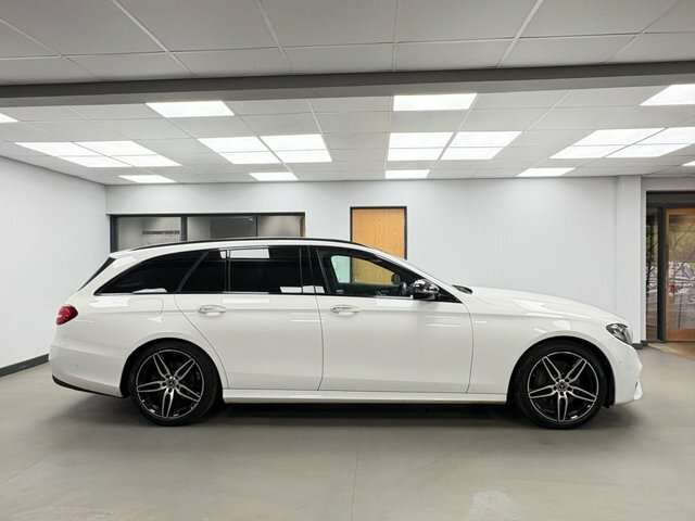Mercedes-Benz E Class 2.0 E220d Amg Line Premium Estate G-t NA18XLU White #3