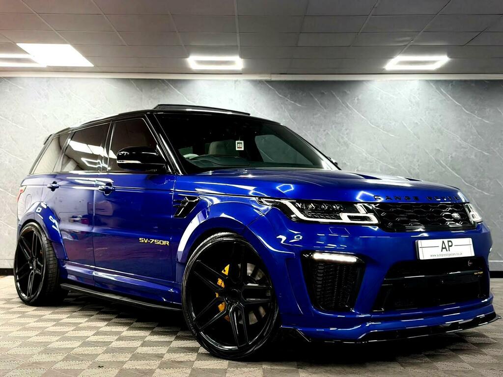 Land Rover Range Rover Sport 5.0 P575 V8 Svr 4Wd Euro 6 Ss Blue #2