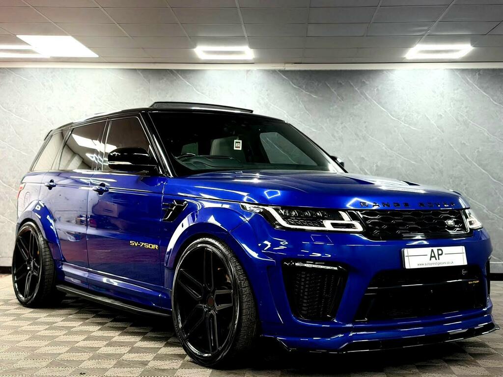 Land Rover Range Rover Sport 5.0 P575 V8 Svr 4Wd Euro 6 Ss Blue #4