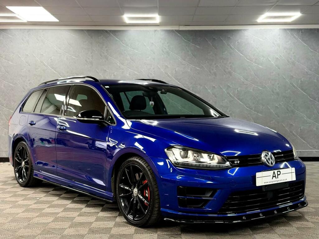 Volkswagen Golf Golf R Blue #4