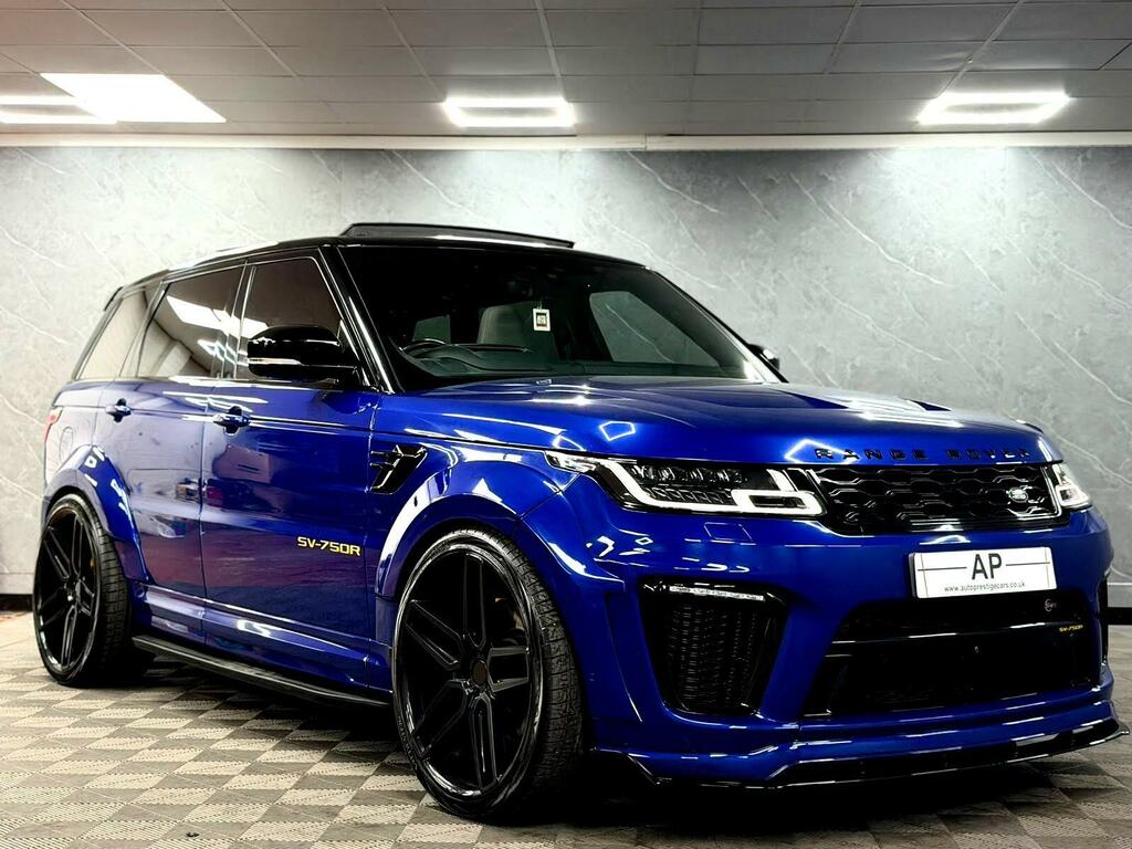 Land Rover Range Rover Sport 5.0 P575 V8 Svr 4Wd Euro 6 Ss K7HNX Blue #5