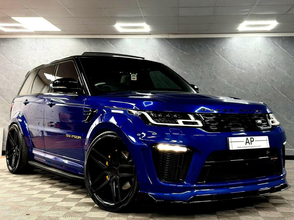 Land Rover Range Rover Sport 5.0 P575 V8 Svr 4Wd Euro 6 Ss K7HNX Blue #4
