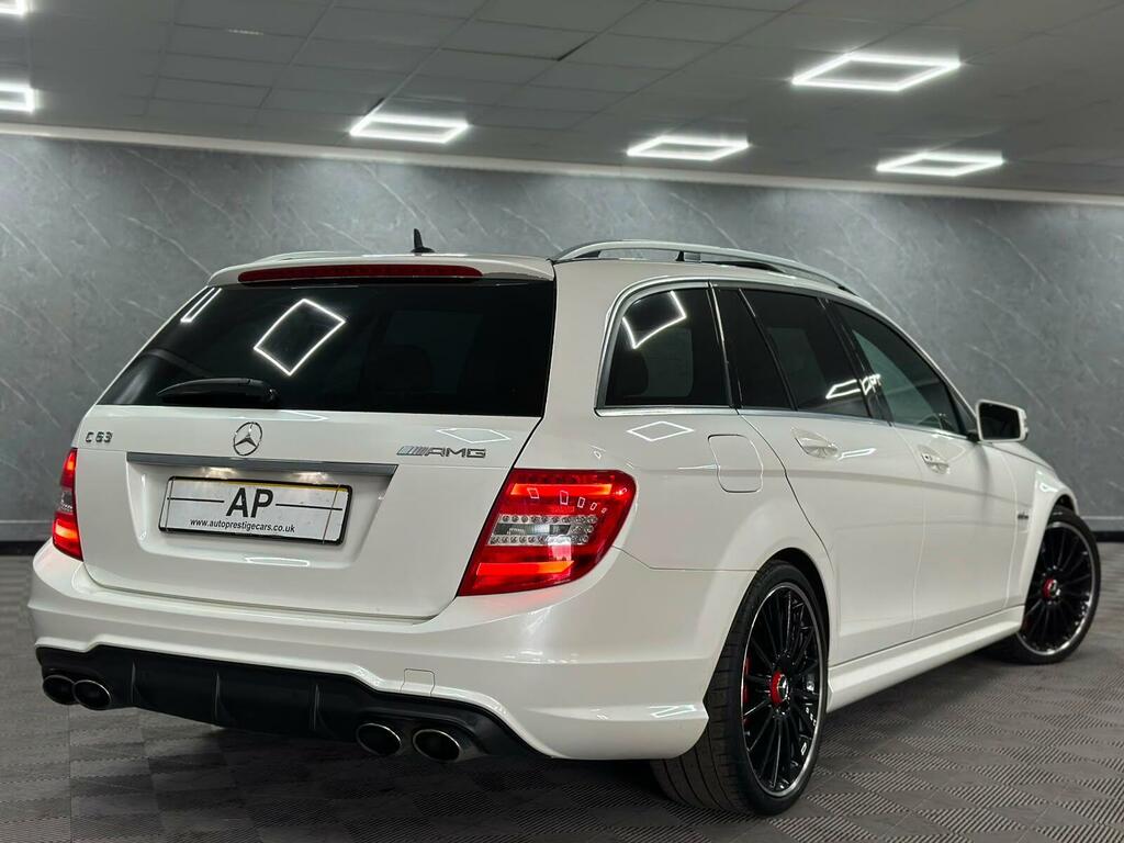 Mercedes-Benz C Class 6.3 C63 V8 Amg Spds Mct Euro 5 White #4