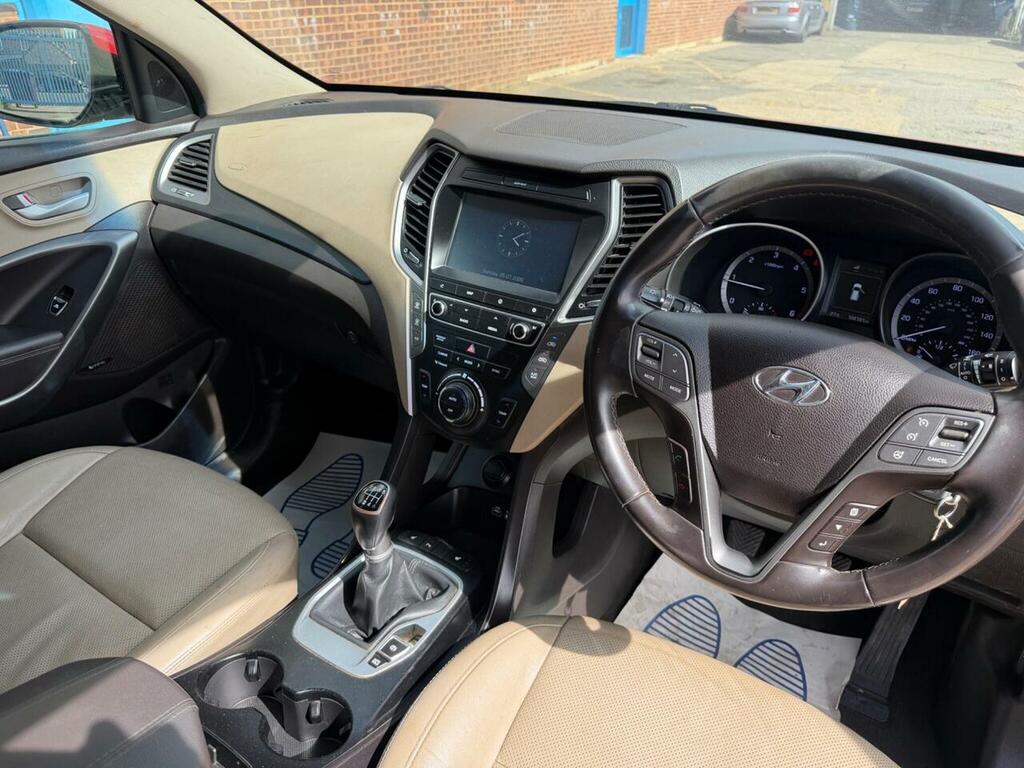 Hyundai Santa Fe 2016 2.2 Crdi Blue Drive Premium Se Suv White #19