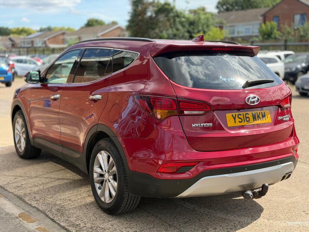 Hyundai Santa Fe 2.2 Crdi Blue Drive Premium 4Wd Euro 6 Ss Red #4