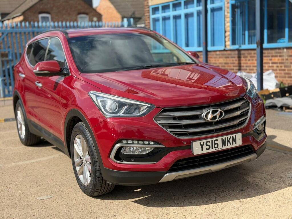 Hyundai Santa Fe 2.2 Crdi Blue Drive Premium 4Wd Euro 6 Ss Red #2