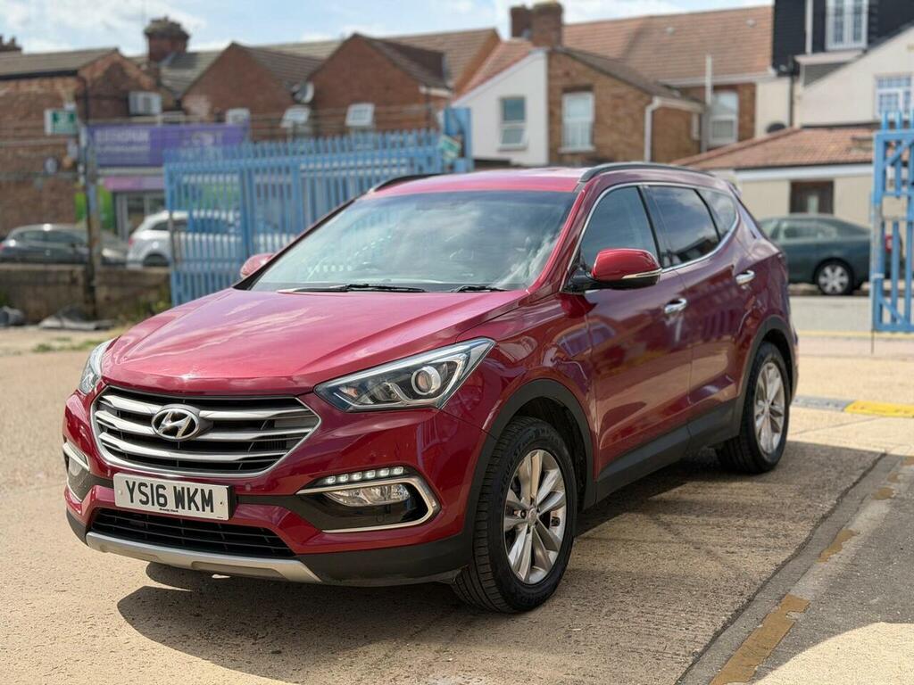 Hyundai Santa Fe 2.2 Crdi Blue Drive Premium 4Wd Euro 6 Ss Red #3
