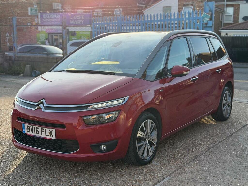Citroen Grand C4 Picasso 1.6 Bluehdi Exclusive Eat6 Euro 6 Ss Red #3