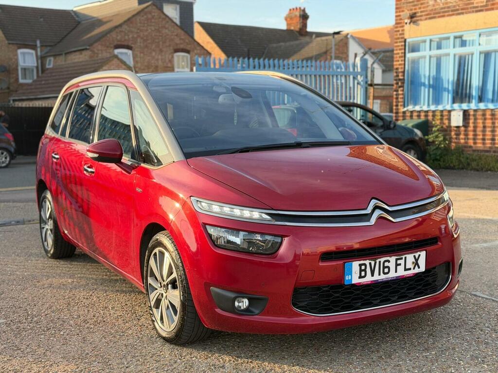 Citroen Grand C4 Picasso 1.6 Bluehdi Exclusive Eat6 Euro 6 Ss Red #2