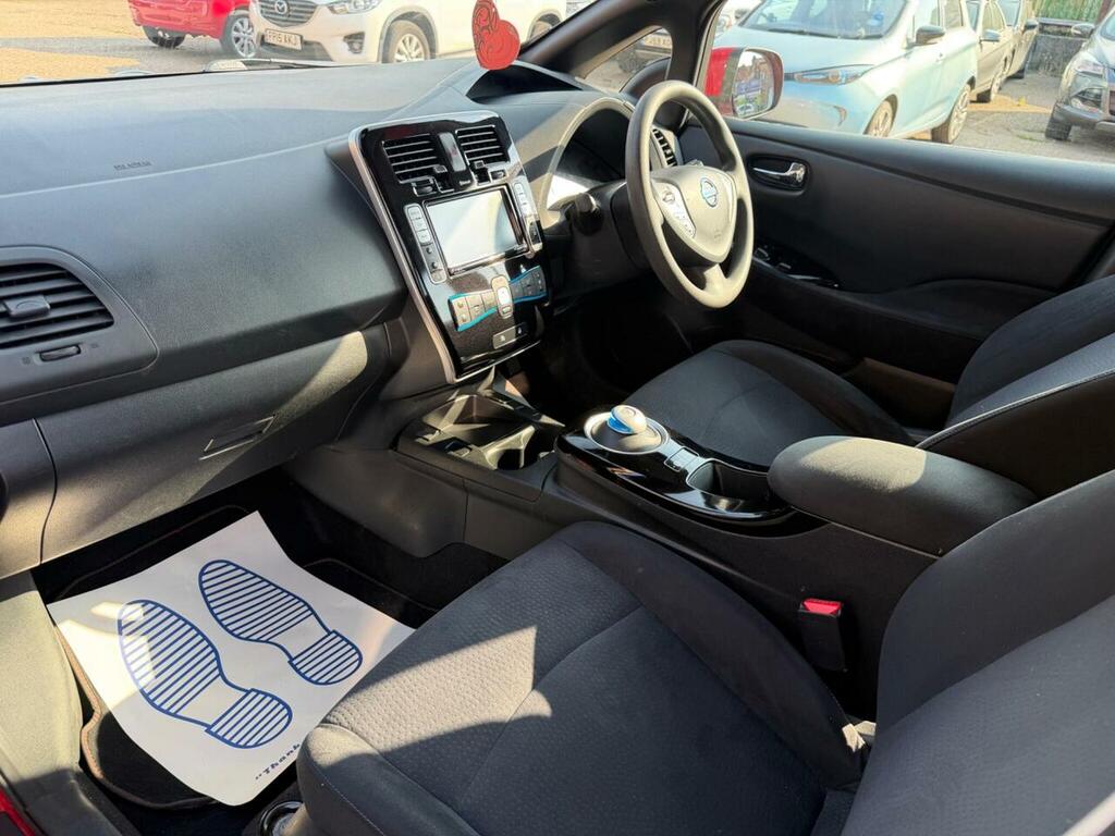 Nissan Leaf Acenta 5-Door Free Road Tax, Low Mileage Red #31