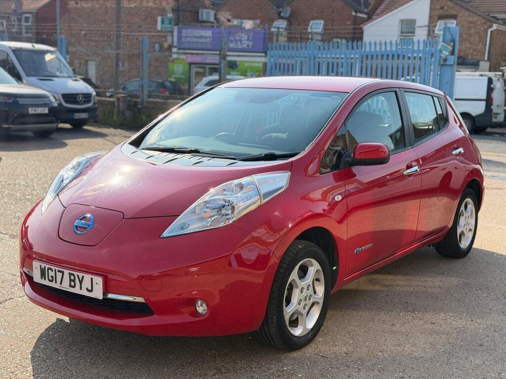 Nissan Leaf Acenta 5-Door Free Road Tax, Low Mileage Red #3