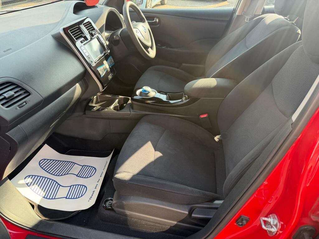 Nissan Leaf Acenta 5-Door Free Road Tax, Low Mileage Red #11
