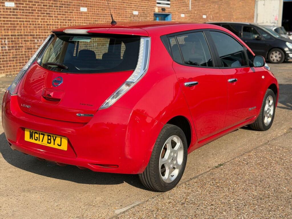 Nissan Leaf Acenta 5-Door Free Road Tax, Low Mileage Red #6