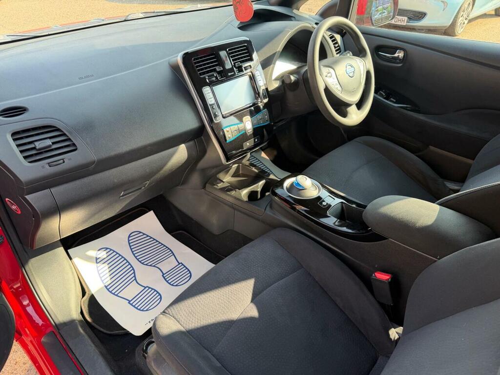 Nissan Leaf Acenta 5-Door Free Road Tax, Low Mileage Red #12