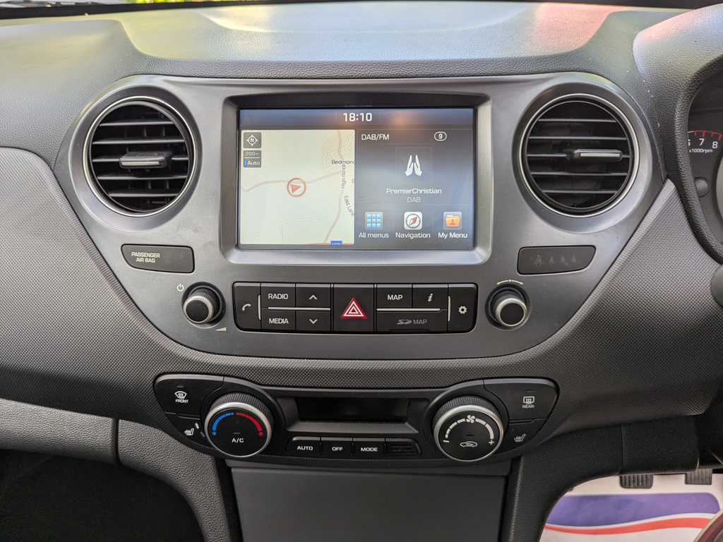 Hyundai I10 1.2 Premium Hatchback Euro 6 87 P Blue #12