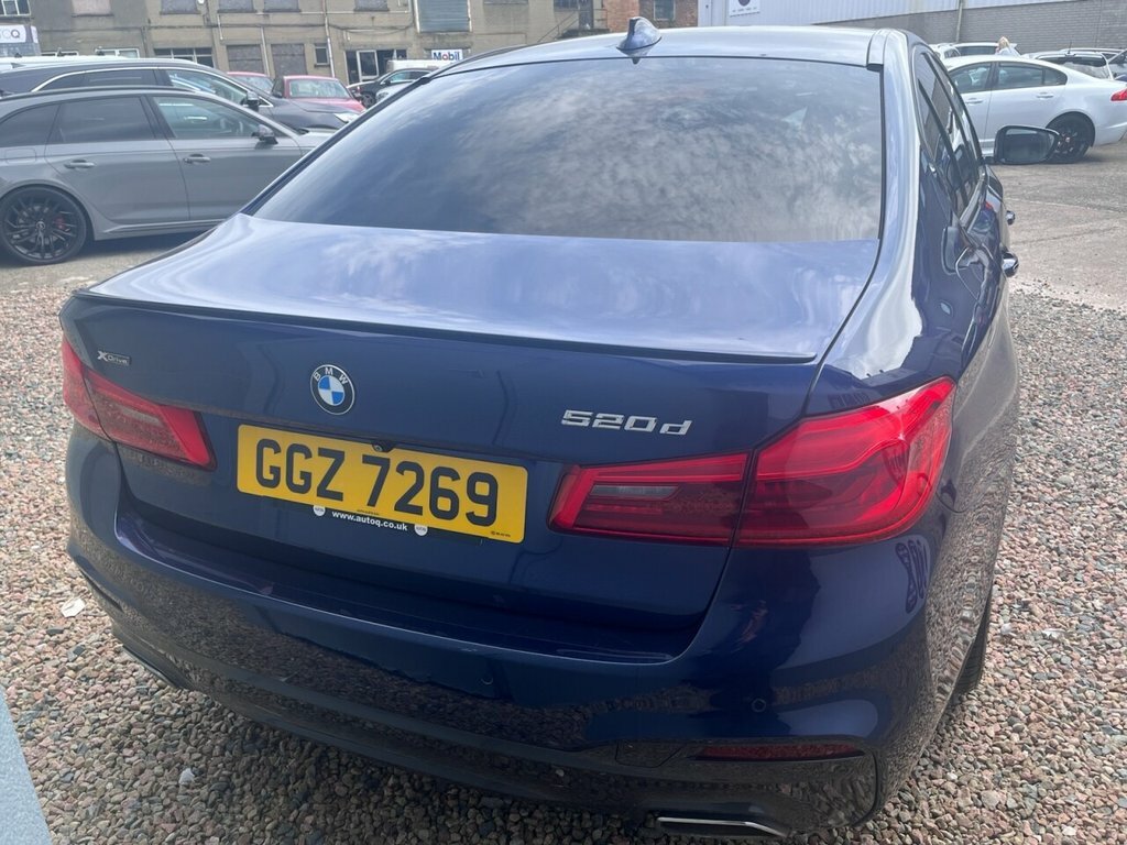 BMW 5 Series 2L M Sport GFZ8383 Blue #4